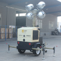 9m 4*400w led floodlights vehicle-mounted trailer Mobile Light Tower